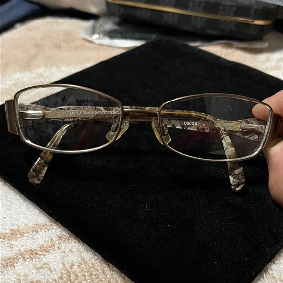 Elegant Brown and Gold Men's Glasses - Picture 1 of 10